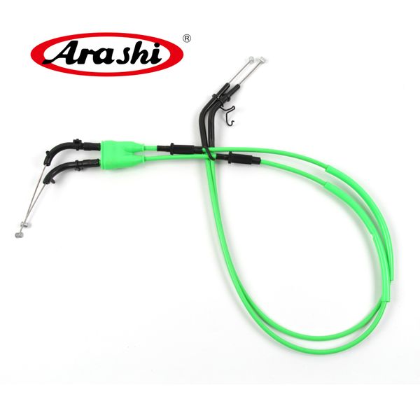 arashi motorcycle throttle cables replacement for kawasaki ninja zx10r 2006 2007 zx-10r stainless rubber cable wire lines 3 colors
arashi motorcycle throttle cables replacement for kawasaki ninja zx10r 2006 2007 zx-10r stainless rubber cable wire lines 3 colors