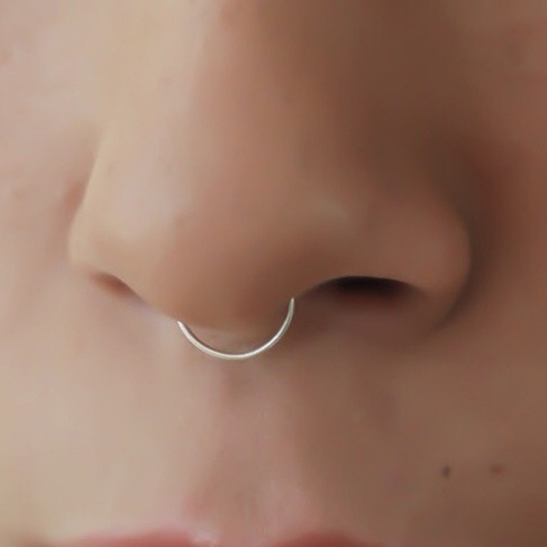 fake septum ring 316l surgical steel tribal fake faux clip on nose hoop ring body jewellery piercing unisex, Silver
fake septum ring 316l surgical steel tribal fake faux clip on nose hoop ring body jewellery piercing unisex, Silver