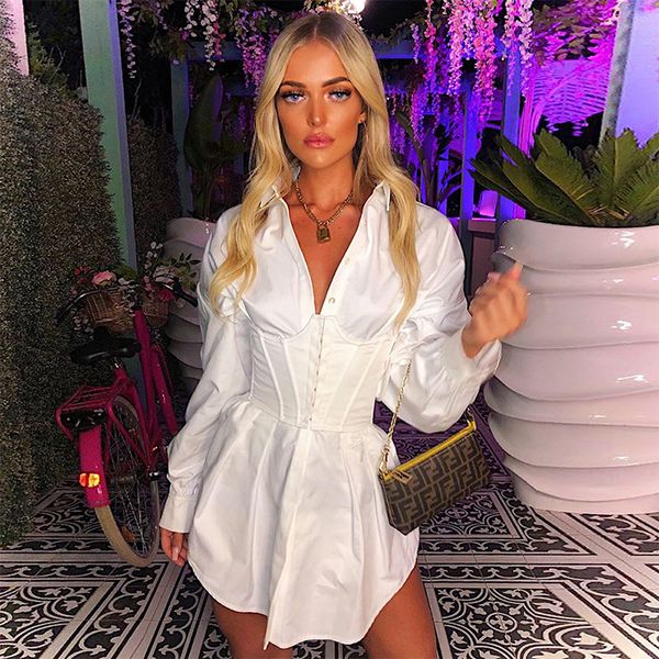 feditch white dress women lace up t shirt dress casual mini tunic dress 2019 autumn winter streetwear female clothings, Black;pink
feditch white dress women lace up t shirt dress casual mini tunic dress 2019 autumn winter streetwear female clothings, Black;pink