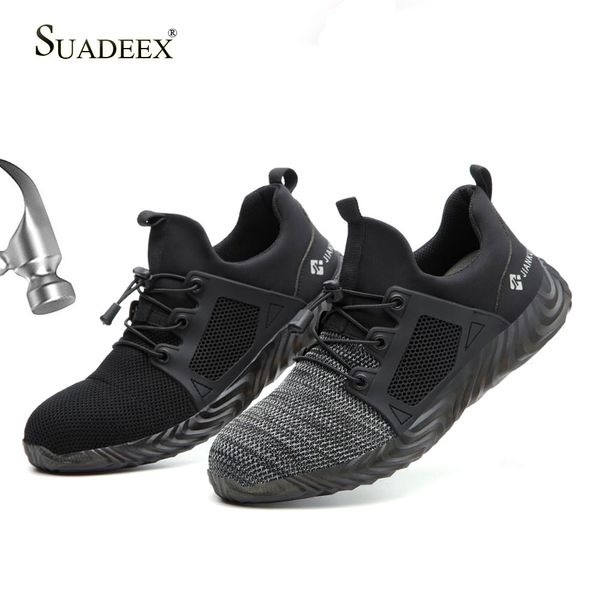 suaseex safety shoes men summer breathable working sneakers anti-smashing puncture proof construction outdoor casual shoes, Black
suaseex safety shoes men summer breathable working sneakers anti-smashing puncture proof construction outdoor casual shoes, Black