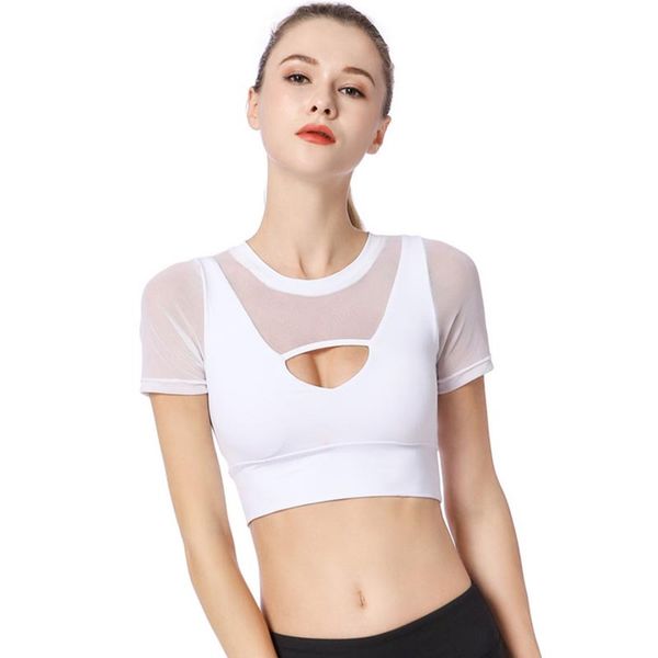 дышащий mesh patchwork спортивный бюстгальтер push up женщины белый yoga crop top футболки с короткими рукавами мягкие фитнес тренировочные, White;red
дышащий mesh patchwork спортивный бюстгальтер push up женщины белый yoga crop top футболки с короткими рукавами мягкие фитнес тренировочные, White;red