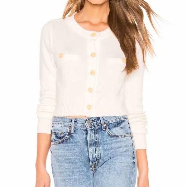 american and european style o-neck long sleeve cardigans front single breasted o-neck kniting wear 3 colors casual sweater, White;black
american and european style o-neck long sleeve cardigans front single breasted o-neck kniting wear 3 colors casual sweater, White;black