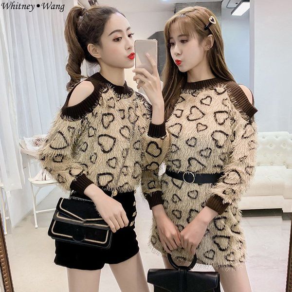 whitney wang 2019 autumn fashion streetwear hollow out shoulder sweet heart shaggy sweater women jumper pull femme, White;black
whitney wang 2019 autumn fashion streetwear hollow out shoulder sweet heart shaggy sweater women jumper pull femme, White;black