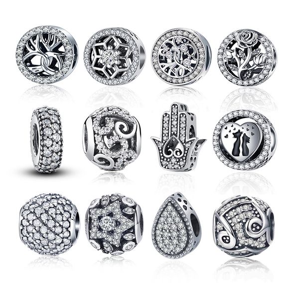 100% real 925 sterling silver dazzling clear cz charm beads fit original bracelet pendants diy charm jewelry
100% real 925 sterling silver dazzling clear cz charm beads fit original bracelet pendants diy charm jewelry