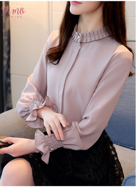 2020 fashion women blouse red sweet chiffon long sleeved bottoming women autumn and winter solid slim blusa 1016 40, White
2020 fashion women blouse red sweet chiffon long sleeved bottoming women autumn and winter solid slim blusa 1016 40, White