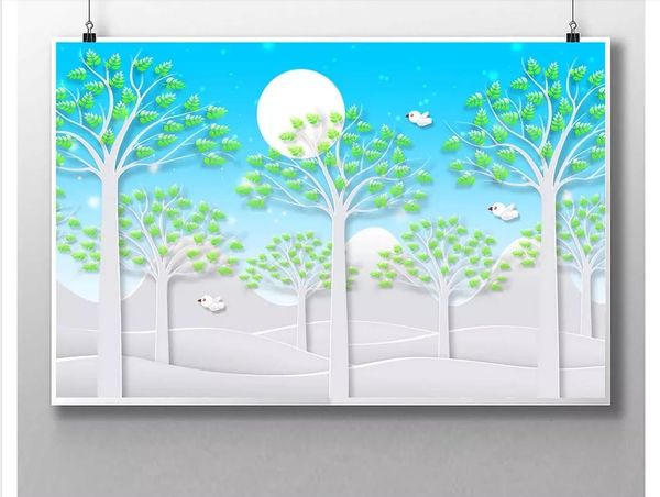 3d wallpapers custom p mural wall paper hand-painted forest paper-cut art simple fashion 3d tv background wall papel de parede
3d wallpapers custom p mural wall paper hand-painted forest paper-cut art simple fashion 3d tv background wall papel de parede