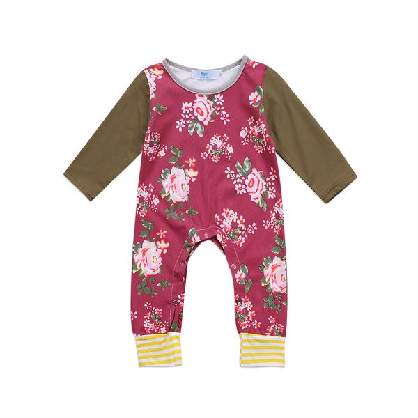 Newborn Baby Boys Girls Floral Romper Long Sleeve Patchwork Casual O-Neck Rompers Jumpsuit Outfit Clothes
Newborn Baby Boys Girls Floral Romper Long Sleeve Patchwork Casual O-Neck Rompers Jumpsuit Outfit Clothes