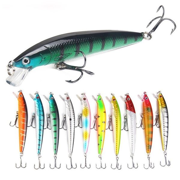 10pcs/lot 10cm 7.5g hard aritificial wobblers minnow fishing bait lure floating pesca bait fish lures for ocean rilver
10pcs/lot 10cm 7.5g hard aritificial wobblers minnow fishing bait lure floating pesca bait fish lures for ocean rilver