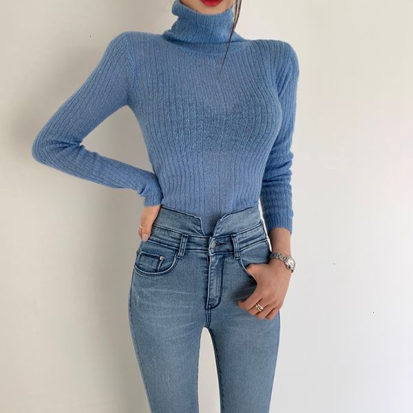 2020 blue white korean knitted sweater for women turtleneck long sleeve autumn slim pullover female clothing fashion new, White;black
2020 blue white korean knitted sweater for women turtleneck long sleeve autumn slim pullover female clothing fashion new, White;black