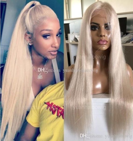 lace frontal wig white blonde color 60 silky straight chinese virgin human hair bleach knots fast express delivery, Black;brown
lace frontal wig white blonde color 60 silky straight chinese virgin human hair bleach knots fast express delivery, Black;brown