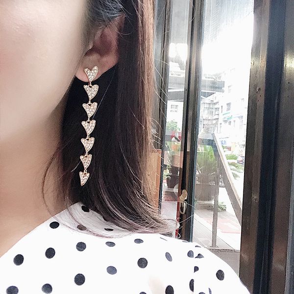 european and american love tassel fashion earring female new personality asymmetric earrings s925 silver needle temperament personality earr, Golden;silver
european and american love tassel fashion earring female new personality asymmetric earrings s925 silver needle temperament personality earr, Golden;silver