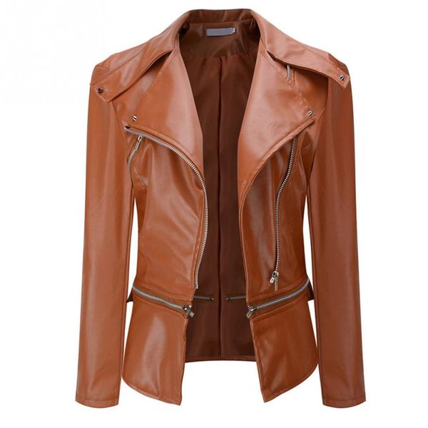 gothic punk short pu leather jacket women slim zipper faux leather jacket lapel collar motor coat cool autumn winter twowear top, Black
gothic punk short pu leather jacket women slim zipper faux leather jacket lapel collar motor coat cool autumn winter twowear top, Black