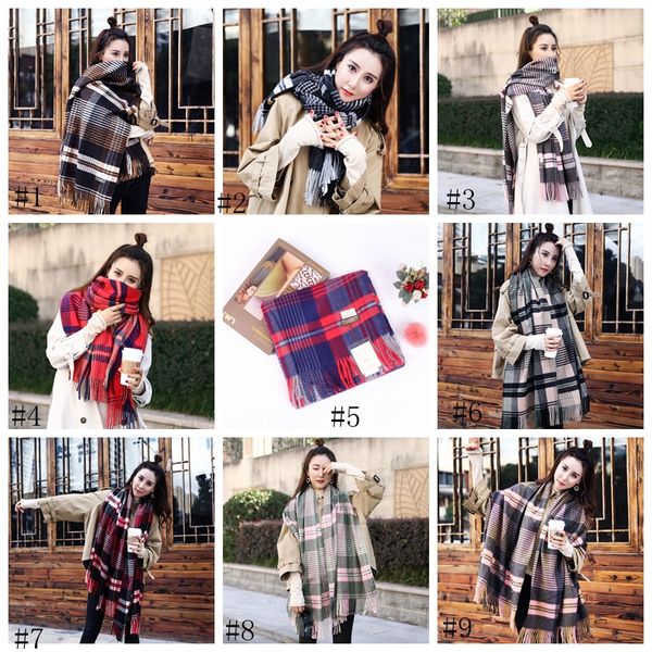 winter cashmere scarf 80*190cm tassels plaid scarf fashion striped thickened shawl classic long towel scarves new gga2709, Red;brown
winter cashmere scarf 80*190cm tassels plaid scarf fashion striped thickened shawl classic long towel scarves new gga2709, Red;brown