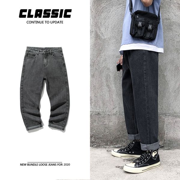 straight jeans men's fashion washed solid color retro jeans pants men streetwear wild loose casual denim trousers mens -2xl, Blue
straight jeans men's fashion washed solid color retro jeans pants men streetwear wild loose casual denim trousers mens -2xl, Blue