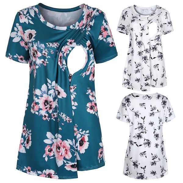 Women Pregnant Maternity Clothes Floral Print Nursing Top Baby Pregnancy Shirt Tops Breastfeeding Clothes Ropa Embarazada
Women Pregnant Maternity Clothes Floral Print Nursing Top Baby Pregnancy Shirt Tops Breastfeeding Clothes Ropa Embarazada