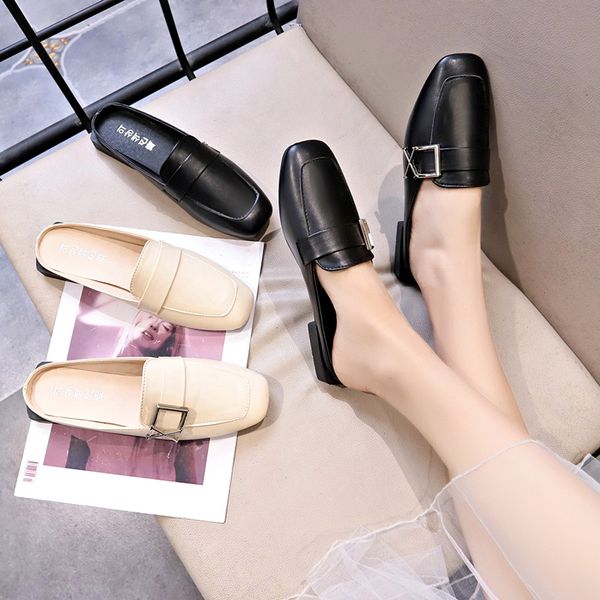 flats women 2020 new spring autumn square toe solid color metal decoration female shoes casual women flats, Black
flats women 2020 new spring autumn square toe solid color metal decoration female shoes casual women flats, Black