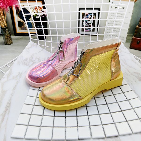 женские ботильоны 2019 лето дышащей сетка мода zip boots для женщин летней обуви резиновой подошвы женских загрузочной обуви, Black
женские ботильоны 2019 лето дышащей сетка мода zip boots для женщин летней обуви резиновой подошвы женских загрузочной обуви, Black