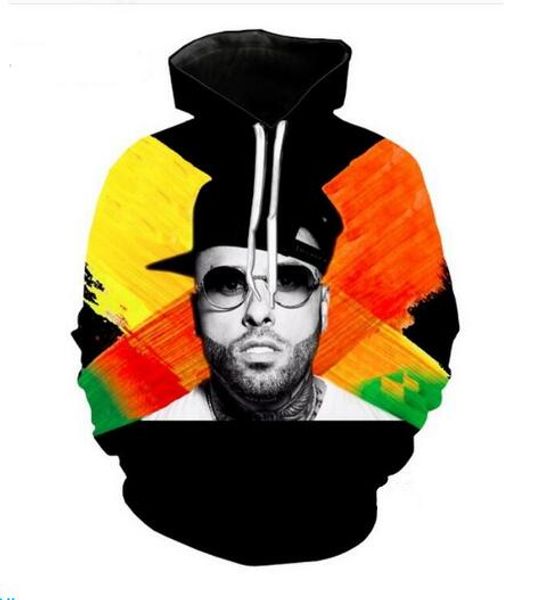 new fashion hip hop sweatshirt men women 3d casual hoodies classic dj singer nicky jam harajuku style loose pullover hoodies, Black
new fashion hip hop sweatshirt men women 3d casual hoodies classic dj singer nicky jam harajuku style loose pullover hoodies, Black