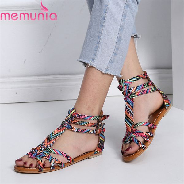 memunia 2019 big size 43 women sandals print zip buckle summer shoes fashion casual beach sandals woman flat shoes, Black
memunia 2019 big size 43 women sandals print zip buckle summer shoes fashion casual beach sandals woman flat shoes, Black