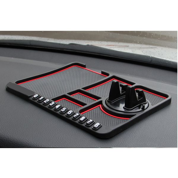 universal silicone car phone holder temporary parking sign multi-function instrument panel anti-skid pad
universal silicone car phone holder temporary parking sign multi-function instrument panel anti-skid pad