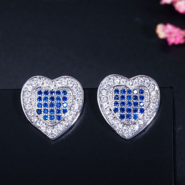cwwzircons 50 pcs blue and white cubic zircona stone setting elegant 925 sterling silver earrings for ladies cz11b, Golden;silver
cwwzircons 50 pcs blue and white cubic zircona stone setting elegant 925 sterling silver earrings for ladies cz11b, Golden;silver