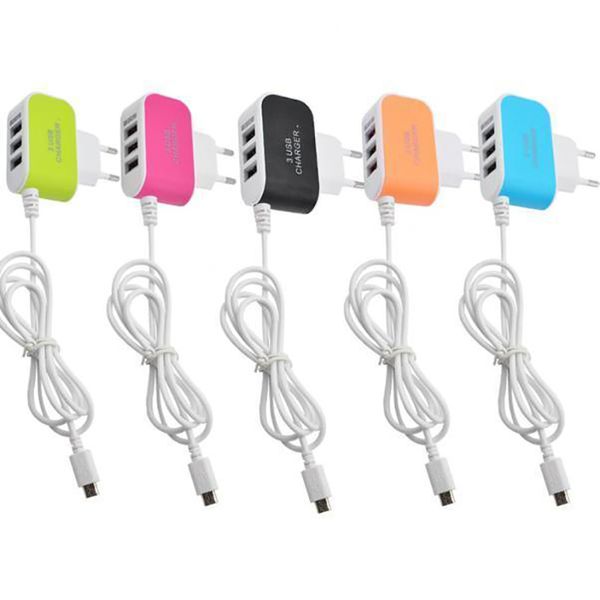 AC charger universal 3.1A 3 in 1 USB port wall home travel ac charger adapter for phone eu plug wholesale
AC charger universal 3.1A 3 in 1 USB port wall home travel ac charger adapter for phone eu plug wholesale