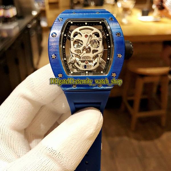 5 color version rm52-01 skull skeleton dial blue ntpt carbon fiber case japan miyota automatic 052 mens watch rubber sprap sport watches, Slivery;brown
5 color version rm52-01 skull skeleton dial blue ntpt carbon fiber case japan miyota automatic 052 mens watch rubber sprap sport watches, Slivery;brown