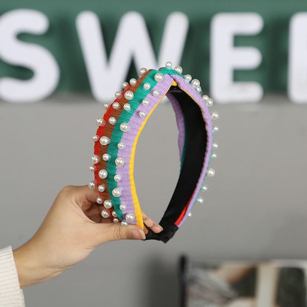 coarse stripe wool headband 47.5g gum alice band cerchietto aliceband litter pearl hair bands for women anmcg, Black;brown
coarse stripe wool headband 47.5g gum alice band cerchietto aliceband litter pearl hair bands for women anmcg, Black;brown