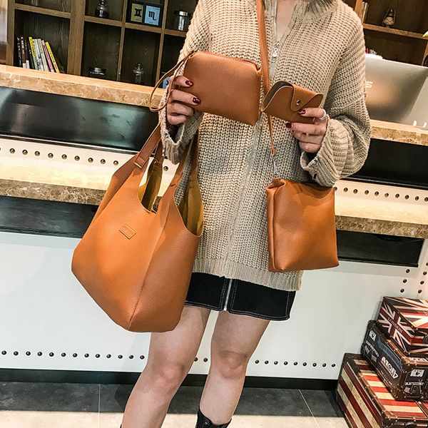 bolsa feminina set handbag shoulder bags four pieces tote bag crossbody walletsmall fashion europe fashionsolid color sale
bolsa feminina set handbag shoulder bags four pieces tote bag crossbody walletsmall fashion europe fashionsolid color sale