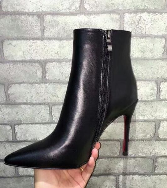 2019 luxury black red leather with spikes pointed toes women ankle fashion designer ladies red bottom high heels shoes pumps lll
2019 luxury black red leather with spikes pointed toes women ankle fashion designer ladies red bottom high heels shoes pumps lll