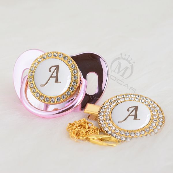 miyocar gold silver name initials letter white elegant a beautiful bling pacifier and pacifier clip bpa dummy bling la-w
miyocar gold silver name initials letter white elegant a beautiful bling pacifier and pacifier clip bpa dummy bling la-w