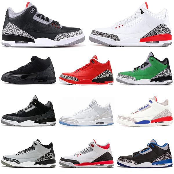 Wholesale Air Jordan Retro 3 Men Basketball Shoes Tinker Black Cement pure money fire red designer mens trainers sports sneakers
Wholesale Air Jordan Retro 3 Men Basketball Shoes Tinker Black Cement pure money fire red designer mens trainers sports sneakers