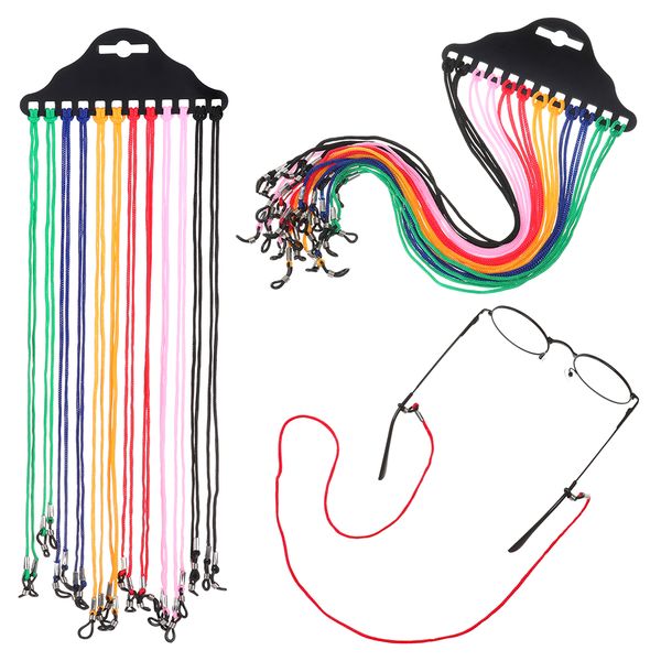 12pcs/lot new non-slip eyeglasses rope nylon strap adjustable glasses lanyard string cord holder multicolor random, Silver
12pcs/lot new non-slip eyeglasses rope nylon strap adjustable glasses lanyard string cord holder multicolor random, Silver