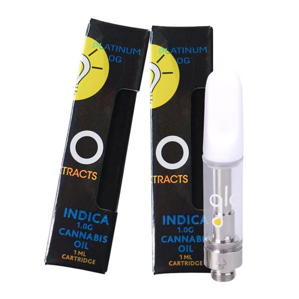 GLO Extracts Vape Carts 0.8ml 1.0ml Empty 510 Cartridge Ceramic Coil Atomizer Tank With Box Packaging E Cigarette DHL Free
GLO Extracts Vape Carts 0.8ml 1.0ml Empty 510 Cartridge Ceramic Coil Atomizer Tank With Box Packaging E Cigarette DHL Free