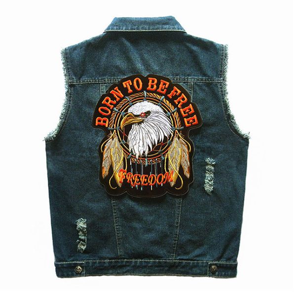 мотоцикл джинсовый жилет мужчин омывается cowboy рукавов ковбой куртки vintage street hip hop рваные джинсы мужчины жилет
мотоцикл джинсовый жилет мужчин омывается cowboy рукавов ковбой куртки vintage street hip hop рваные джинсы мужчины жилет