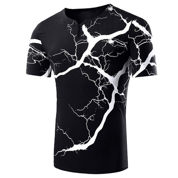 summer mens designer casual tshirt 3d lghtning pattern short sleeve crew neck fashion fashion tees, White;black
summer mens designer casual tshirt 3d lghtning pattern short sleeve crew neck fashion fashion tees, White;black