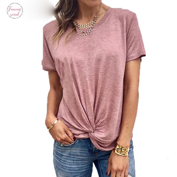 новый 2019 tshirts женщины o шеи передний узел casual tee футболка женский basic с коротким рукавом летняя футболка топы blusas, White
новый 2019 tshirts женщины o шеи передний узел casual tee футболка женский basic с коротким рукавом летняя футболка топы blusas, White