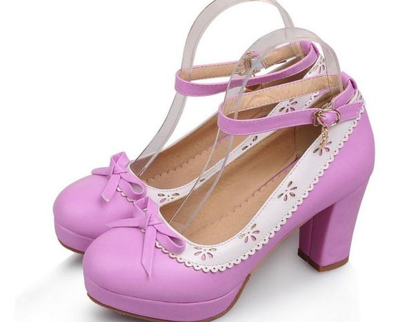 2019 women's shoes in spring and autumn with new style high heel coarse heel round head bowknot waterproof table@6046, Black
2019 women's shoes in spring and autumn with new style high heel coarse heel round head bowknot waterproof table@6046, Black