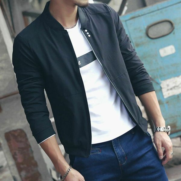 2019 jacket men casual baseball jacket spring autumn fashion slim fit men thin jackets brand casual coat top, Black;brown
2019 jacket men casual baseball jacket spring autumn fashion slim fit men thin jackets brand casual coat top, Black;brown