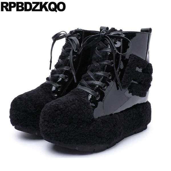 designer shoes women luxury 2019 short boots platform elevator ankle winter round toe booties heel lace up black
designer shoes women luxury 2019 short boots platform elevator ankle winter round toe booties heel lace up black