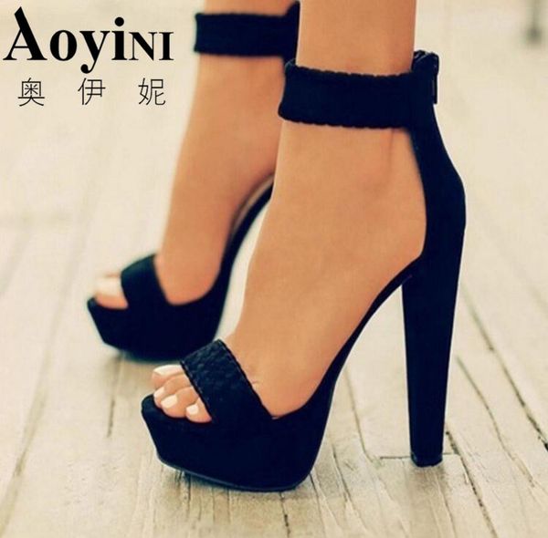 new women pumps fashion sandals summer shoes high heel 16cm peep toe sandals braided foot ring ankle strap sandals, Black
new women pumps fashion sandals summer shoes high heel 16cm peep toe sandals braided foot ring ankle strap sandals, Black