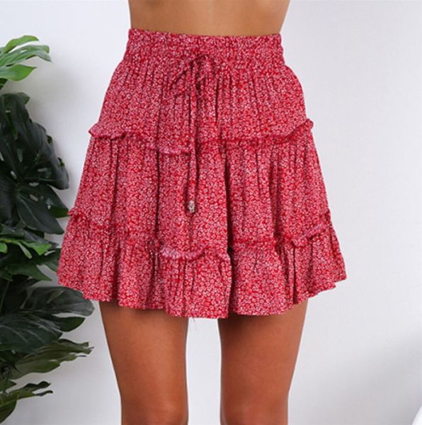high waist 2019 women skirts for business uniform skirt women fashion summer casual ruffled floral print beach short skirt, Black
high waist 2019 women skirts for business uniform skirt women fashion summer casual ruffled floral print beach short skirt, Black