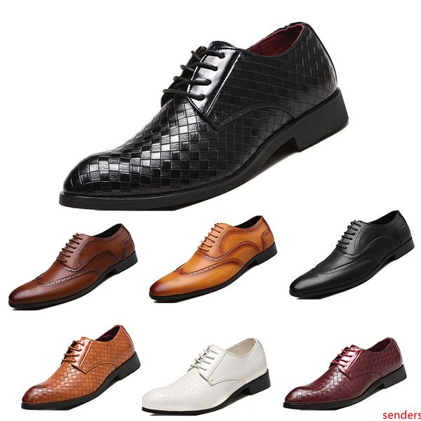 new arrival shoes for men dress leather black white brown light brown three fashion running shoes size 40-45
new arrival shoes for men dress leather black white brown light brown three fashion running shoes size 40-45