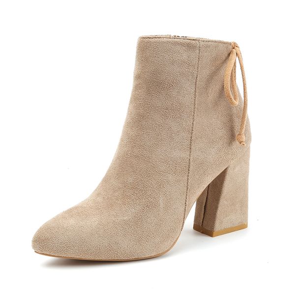 Women Classics Ankle Boots Kid Suede Soft Shoes Anti-Skid Women Boots High Heels Zipper Causal Ladies Footwear, Red
Women Classics Ankle Boots Kid Suede Soft Shoes Anti-Skid Women Boots High Heels Zipper Causal Ladies Footwear, Red