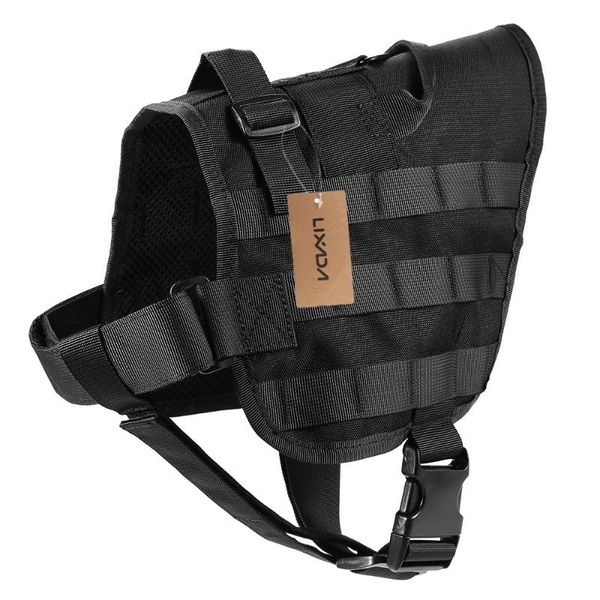 lixada outdoor molle dog vest adjustable water resistant nylon dog vest with safety lock and detachable strap 1000d nylon, Camo;black
lixada outdoor molle dog vest adjustable water resistant nylon dog vest with safety lock and detachable strap 1000d nylon, Camo;black