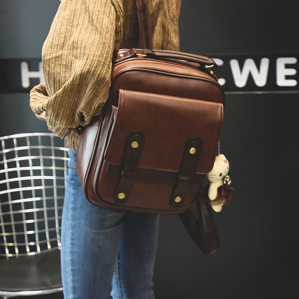 women backpack female brand back pack college style leather backpack school backpacks vintage student schoolbag retro rucksack
women backpack female brand back pack college style leather backpack school backpacks vintage student schoolbag retro rucksack