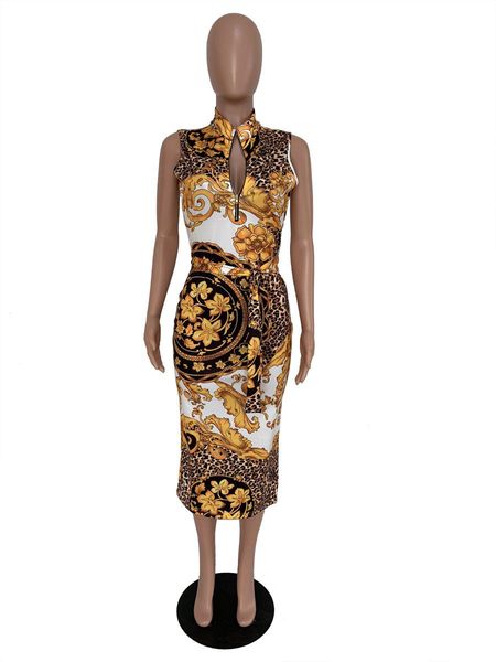ladies dresses summer zipper sleeveless floral printed dress lady one piece female package hip skirt clothing, Black;gray
ladies dresses summer zipper sleeveless floral printed dress lady one piece female package hip skirt clothing, Black;gray