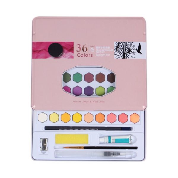 художественные принадлежности портативный quick dry студенты paintbrush gift solid акварельные краски set professional non toxic яркие цвета
художественные принадлежности портативный quick dry студенты paintbrush gift solid акварельные краски set professional non toxic яркие цвета