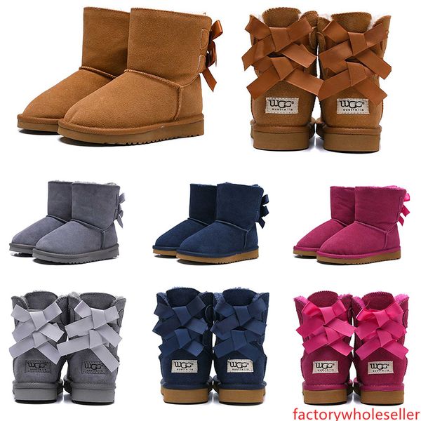 2019 designer boots kids australia classic snow wgg ankle short bow fur boots for winter chestnut dark blue keep warm size 27-35
2019 designer boots kids australia classic snow wgg ankle short bow fur boots for winter chestnut dark blue keep warm size 27-35