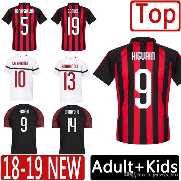 2019 ac milan men soccer jerseys higuain calhanoglu abate piatek borini football shirts caldara bonaventura thailand football uniform, Black;yellow
2019 ac milan men soccer jerseys higuain calhanoglu abate piatek borini football shirts caldara bonaventura thailand football uniform, Black;yellow